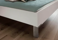 WIEMANN Futonbett »Monaco, 4-fache Liegehöhenverstellung« mit stilvollem Holzkopfteil, Made in Germany