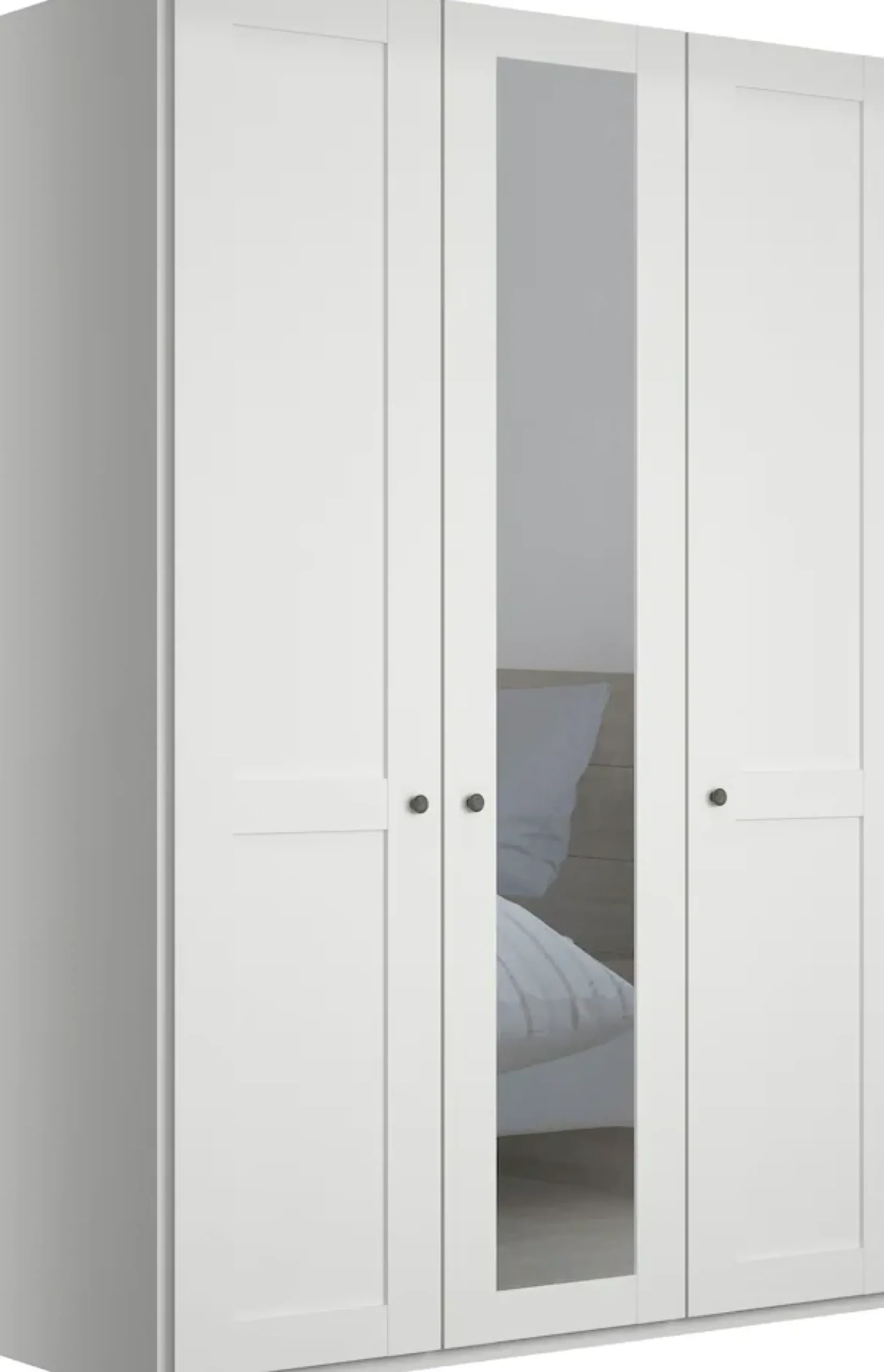 WIEMANN Kleiderschrank »Göteborg, mit 95° Öffnungswinkel, Made in Germany« inkl. Spiegel und Türendämpfung, moderner Landhausstil