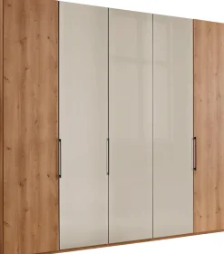 WIEMANN Kleiderschrank »Monaco« mit Teil-Glasfront sowie hochwertige Beschläge inkl. Türdämpfung
