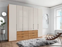 WIEMANN Kleiderschrank »Monaco« mit Teil-Glasfront sowie hochwertige Beschläge inkl. Dämpfung