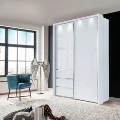 WIEMANN Schwebetürenschrank »Malibu« Breite 165 cm mit Glasfront