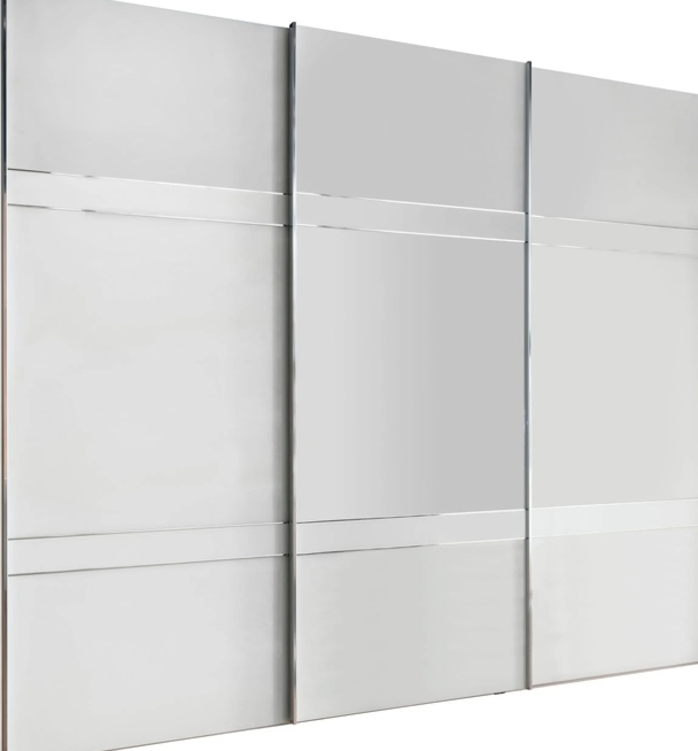 WIEMANN Schwebetürenschrank »Rialto« hochwertige Glasfront mit Querriegeln