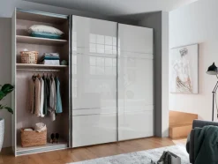 WIEMANN Schwebetürenschrank »Rialto« hochwertige Glasfront mit Querriegeln