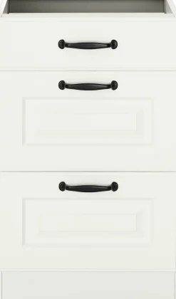 wiho Küchen Auszugsunterschrank »Erla« 50 cm breit mit Kassettenfront, 2 großen Auszügen, ohne Arbeitsplatte