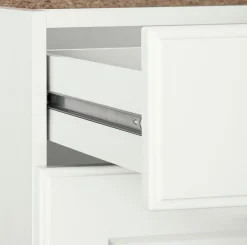 wiho Küchen Auszugsunterschrank »Erla« 50 cm breit mit Kassettenfront, 2 großen Auszügen, ohne Arbeitsplatte