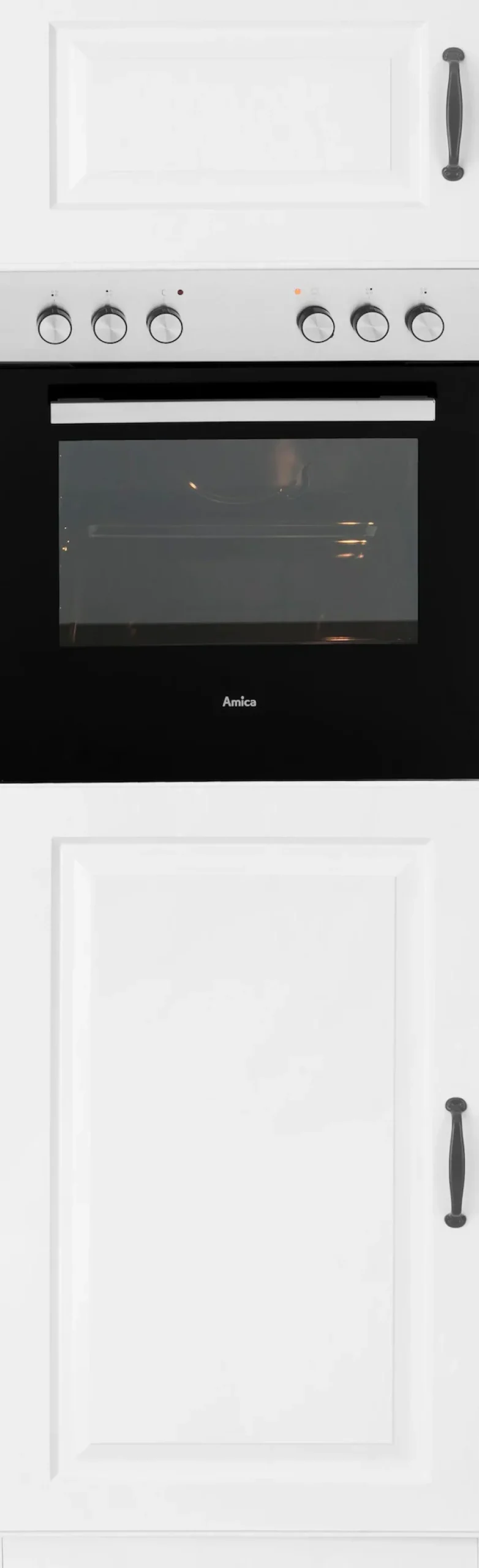 wiho Küchen Backofen/Kühlumbauschrank »Erla« 60 cm breit mit Kassettenfront