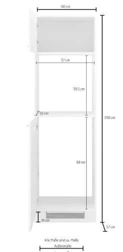 wiho Küchen Backofenumbauschrank »Flexi2«