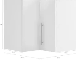 wiho Küchen Eckhängeschrank »Cali« 60 cm breit
