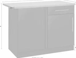 wiho Küchen Eckunterschrank »Cali« 110 cm breit