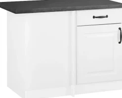 wiho Küchen Eckunterschrank »Erla« 110 cm breit mit Kassettenfront