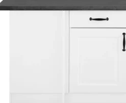 wiho Küchen Eckunterschrank »Erla« 110 cm breit mit Kassettenfront