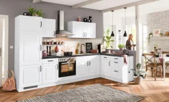 wiho Küchen Eckunterschrank »Erla« 110 cm breit mit Kassettenfront