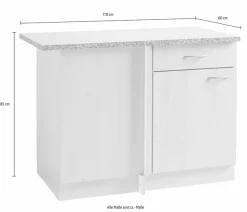 wiho Küchen Eckunterschrank »Kiel« 110 cm breit