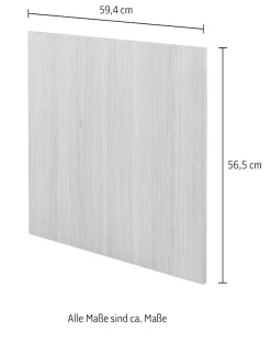 wiho Küchen Frontblende »Filo« Breite/Höhe: 59,4/56,5 cm