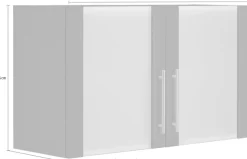 wiho Küchen Glashängeschrank »Cali« Front mit Glaseinsatz
