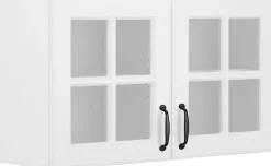 wiho Küchen Glashängeschrank »Erla« Front mit Glaseinsatz