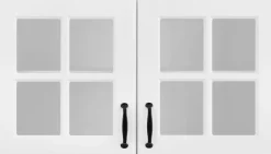 wiho Küchen Glashängeschrank »Erla« Front mit Glaseinsatz