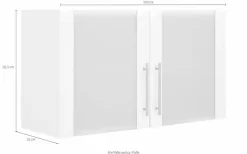 wiho Küchen Glashängeschrank »Ela« Breite 100 cm