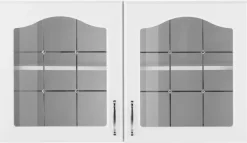 wiho Küchen Glashängeschrank »Linz« 100 cm breit, mit 2 Glastüren