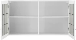 wiho Küchen Glashängeschrank »Linz« 100 cm breit, mit 2 Glastüren