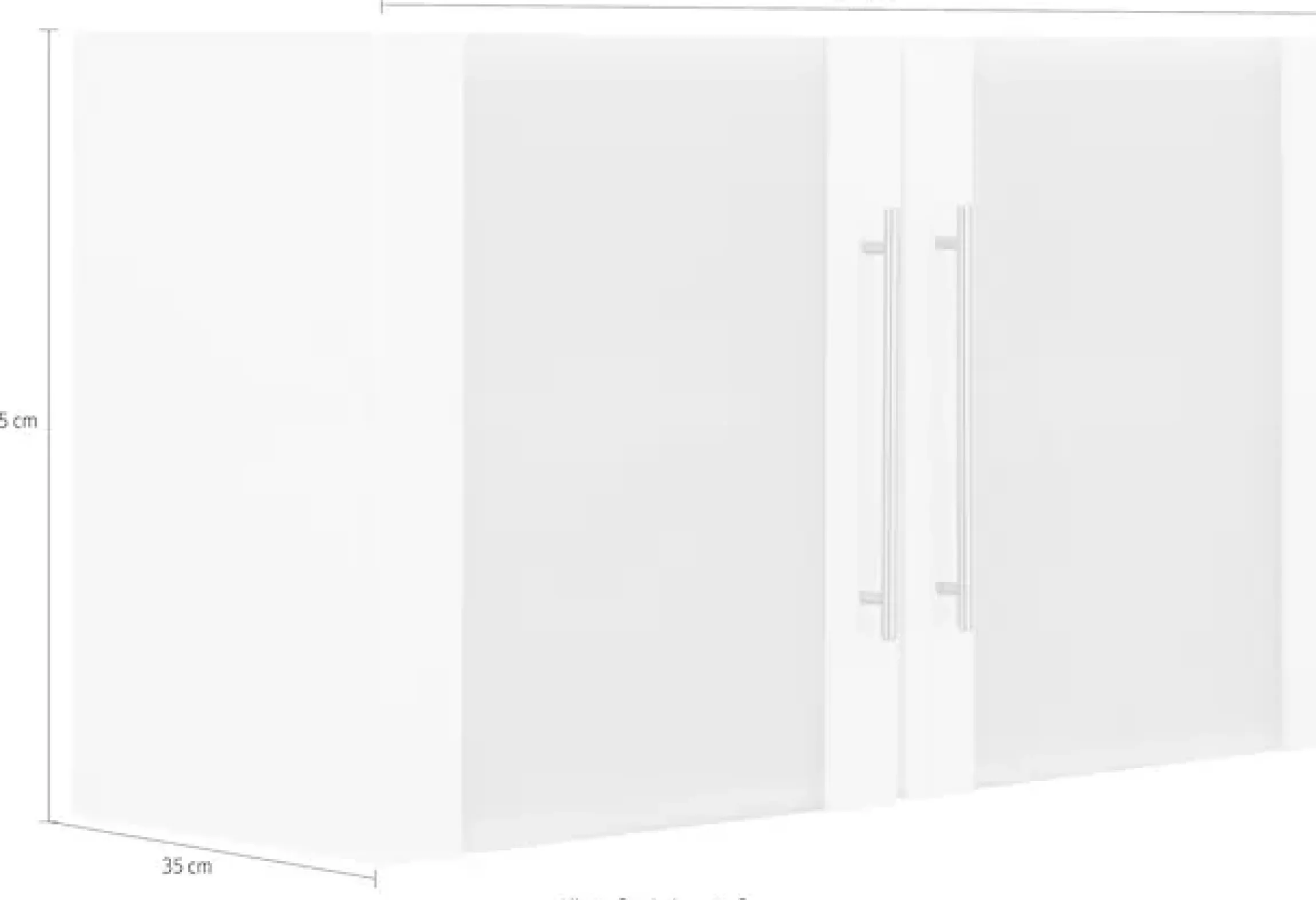 wiho Küchen Glashängeschrank »Unna« Front mit Glaseinsatz