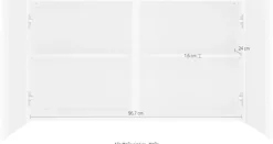 wiho Küchen Glashängeschrank »Unna« Front mit Glaseinsatz