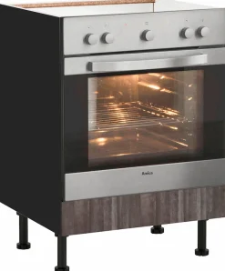 wiho Küchen Herdumbauschrank »Nisos« 60 cm breit, mit verstellbaren Füßen, ohne Arbeitsplatte