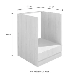 wiho Küchen Herdumbauschrank »Filo« 60 cm breit, ohne Arbeitsplatte