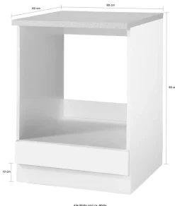 wiho Küchen Herdumbauschrank »Chicago« 60 cm breit