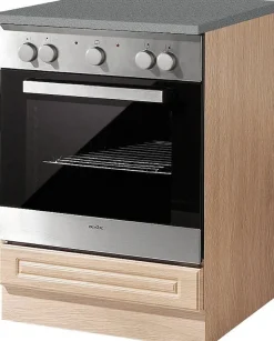 wiho Küchen Herdumbauschrank »Linz« 60 cm breit, in Landhaus-Optik