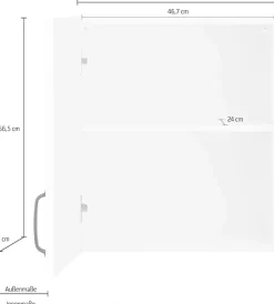 wiho Küchen Hängeschrank »Erla« 60 cm breit mit Kassettenfront