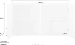 wiho Küchen Hängeschrank »Erla« 100 cm breit mit Kassettenfront