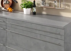wiho Küchen Küche »Chicago« ohne E-Geräte, Gesamtbreite 180 cm