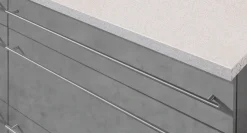wiho Küchen Küche »Chicago« ohne E-Geräte, Gesamtbreite 180 cm