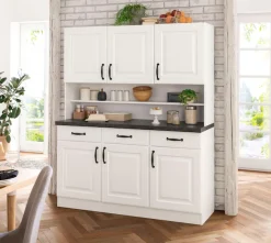 wiho Küchen Küchenbuffet »Erla« 150 cm breit mit Kassettenfront