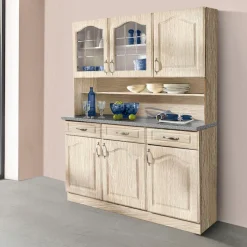 wiho Küchen Küchenbuffet »Linz« 150 cm breit, in Landhaus-Optik