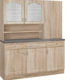 wiho Küchen Küchenbuffet »Linz« 150 cm breit, in Landhaus-Optik