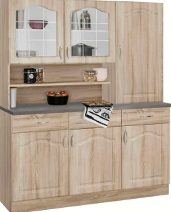 wiho Küchen Küchenbuffet »Linz« 150 cm breit, in Landhaus-Optik