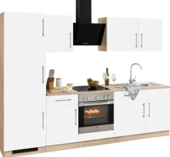 wiho Küchen Küchenzeile »Cali« mit E-Geräten, Breite 280 cm