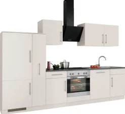 wiho Küchen Küchenzeile »Cali« mit E-Geräten, Breite 310 cm