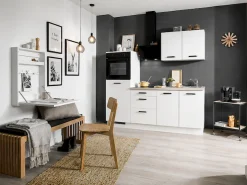 wiho Küchen Küchenzeile »Compact« Breite 210cm, wahlweise mit Geräten (mit Kühlschrank)