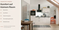 wiho Küchen Küchenzeile »Compact« Breite 240cm, wahlweise mit Geräten (mit Kühlschrank)