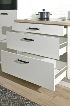 wiho Küchen Küchenzeile »Compact« Breite 240cm, wahlweise mit Geräten (mit Kühlschrank)
