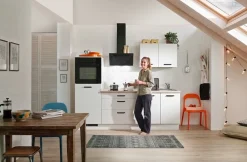 wiho Küchen Küchenzeile »Compact« Breite 240cm, wahlweise mit Geräten (mit Kühlschrank)