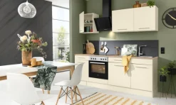 wiho Küchen Küchenzeile »Ela, Breite 220 cm« Soft-Close-Funktion, höhenverstellbare Füße, mit E-Geräten