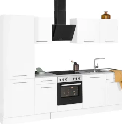 wiho Küchen Küchenzeile »Ela« Breite 280 cm, Soft-Close-Funktion, höhenverstellbare Füße