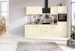 wiho Küchen Küchenzeile »Ela« Breite 280 cm, Soft-Close-Funktion, höhenverstellbare Füße