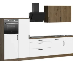 wiho Küchen Küchenzeile »Elba« wahlweise mit Hanseatic E-Geräten, Breite 330 cm