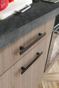 wiho Küchen Küchenzeile »Fortyfive, Breite 180 cm,« Soft-Close-Funktion in Schubkästen & Auszügen, höhenverstellbare Füße