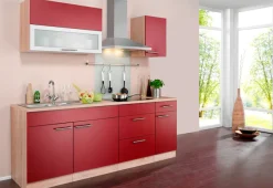 wiho Küchen Küchenzeile »Montana« mit E-Geräten, Breite 200 cm